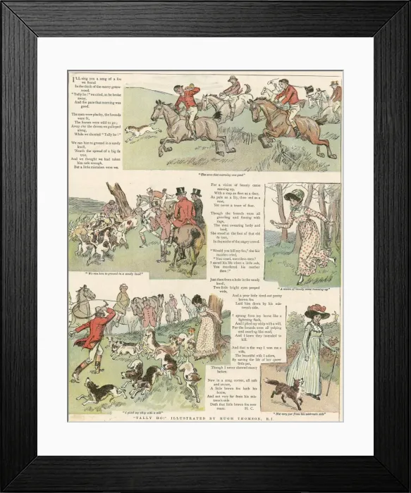 Framed Print : Hunting scenes - Graphic Christmas number Framed Print : Hunting scenes - Graphic Christmas number