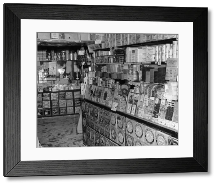 Framed Print : Chocolates at Barbers Shop, London, c. 1930 Framed Print : Chocolates at Barbers Shop, London, c. 1930
