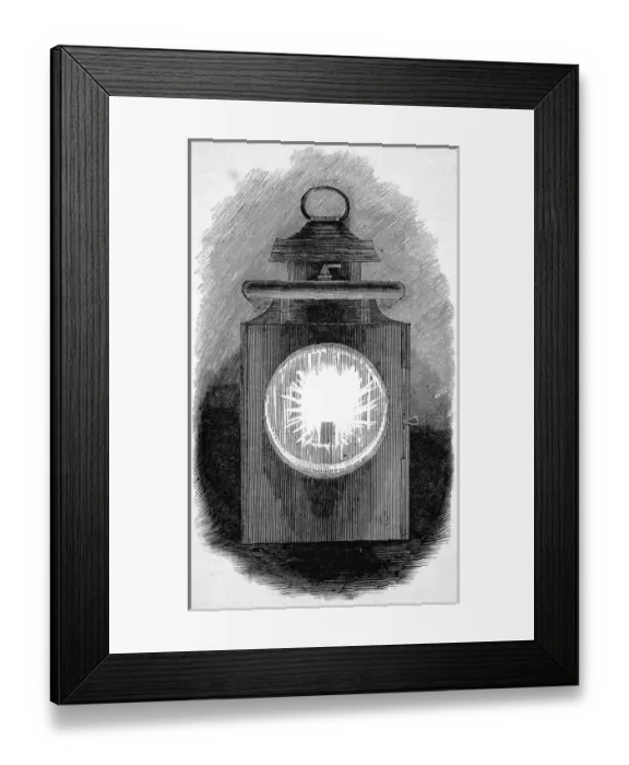 Framed Print : Portable Gas Lamp Framed Print : Portable Gas Lamp