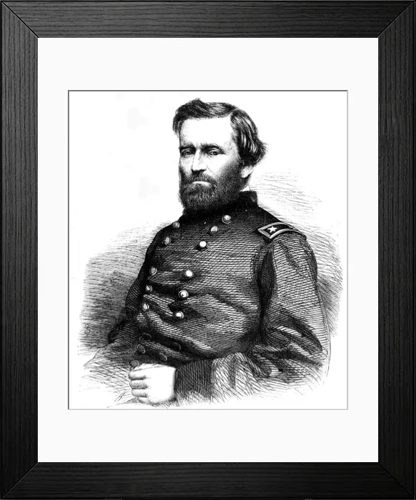 Framed Print : General Ulysses S. Grant (1822-1885) Framed Print : General Ulysses S. Grant (1822-1885)