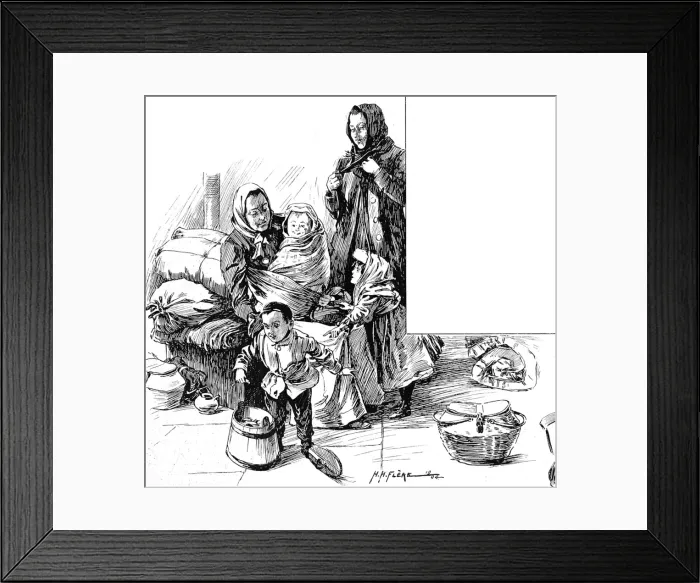 Framed Print : A Family of Jewish Immigrants, London, 1904 Framed Print : A Family of Jewish Immigrants, London, 1904