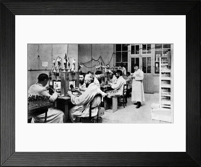 Framed Print : Anti-typhoid vaccination in the French army