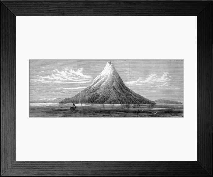 Framed Print : Island of Krakatoa Framed Print : Island of Krakatoa