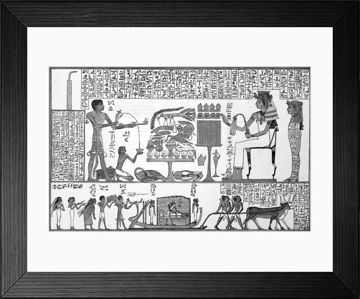 Framed Print : Funeral Papyrus of Queen Makara Framed Print : Funeral Papyrus of Queen Makara