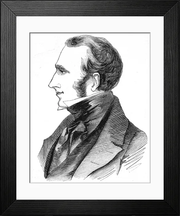 Framed Print : Lord Dudley Stuart, (1803-1854) Framed Print : Lord Dudley Stuart, (1803-1854)