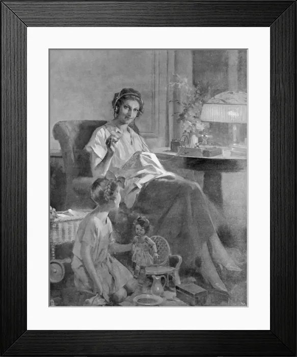 Framed Print : Listening to Wireless Framed Print : Listening to Wireless