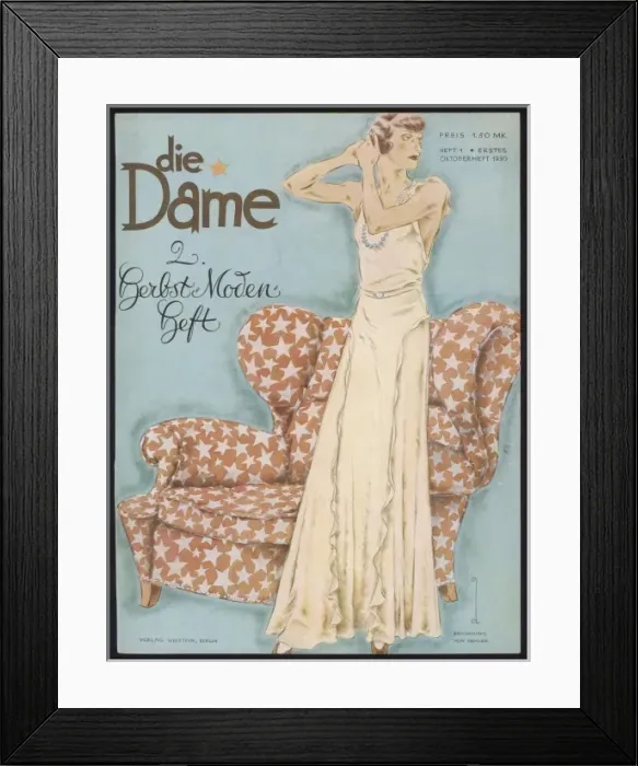 Framed Print : Female Type / Armchair Framed Print : Female Type / Armchair