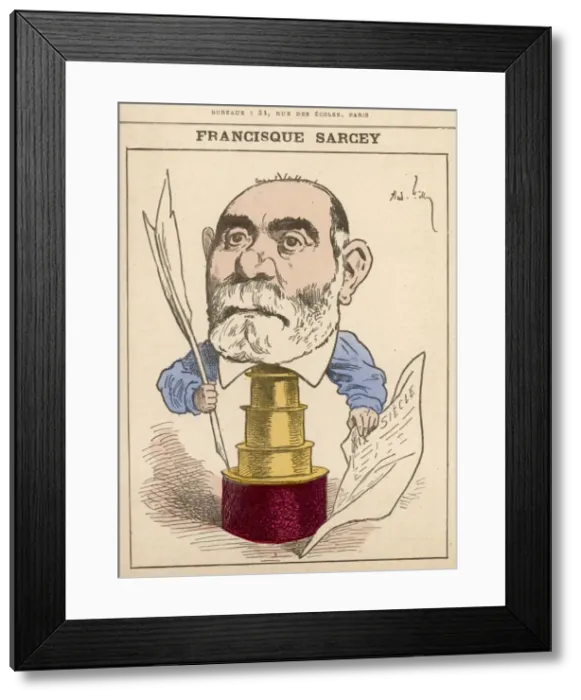Framed Print : Francisque Sarcey Framed Print : Francisque Sarcey