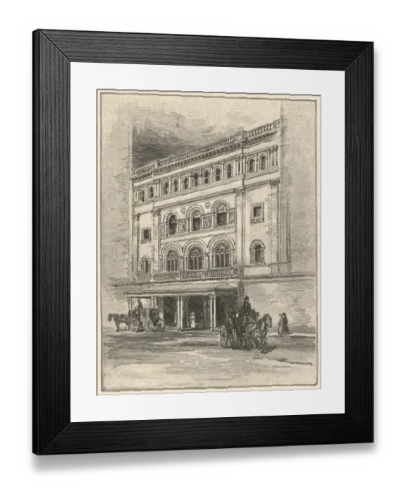 Framed Print : USA / Met Opera / Front Framed Print : USA / Met Opera / Front
