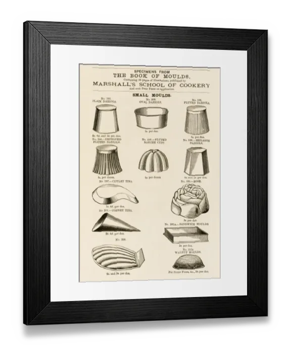 Framed Print : Small Moulds - 3 Framed Print : Small Moulds - 3
