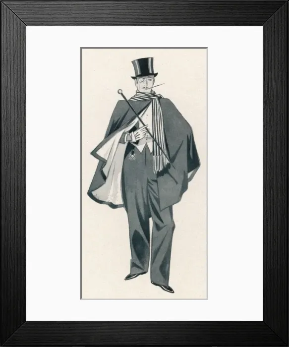 Framed Print : Dapper Man / Dryden Framed Print : Dapper Man / Dryden