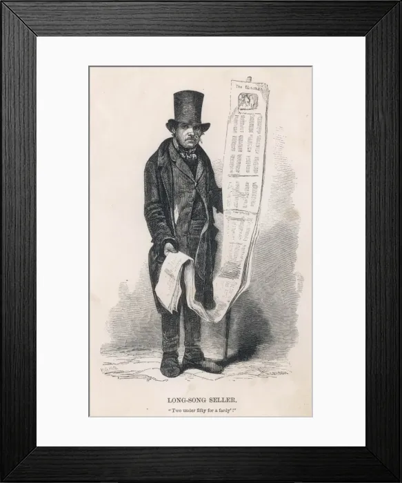 Framed Print : LONG-SONG SELLER Framed Print : LONG-SONG SELLER