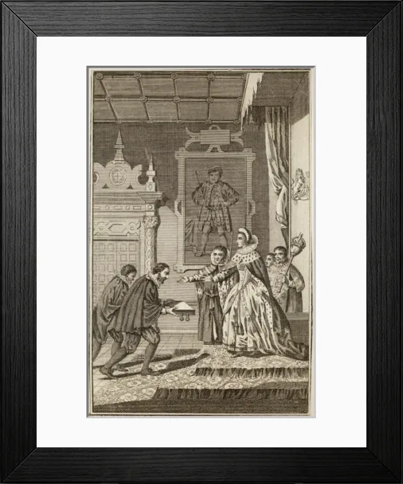 Framed Print : Elizabeth & Ambassadors Framed Print : Elizabeth & Ambassadors