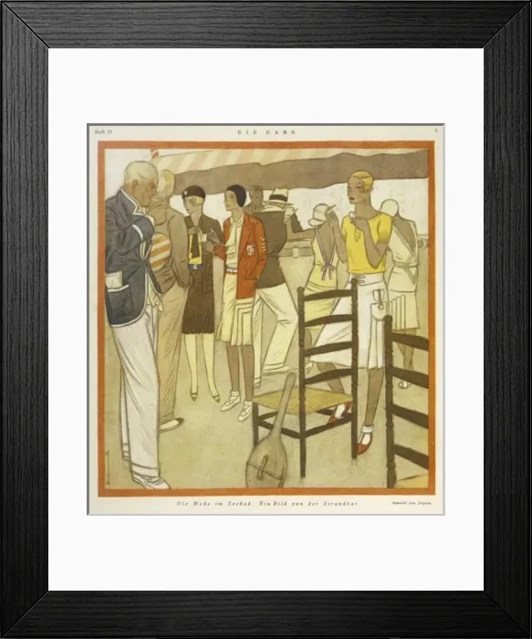 Framed Print : Socialising at the Sea Framed Print : Socialising at the Sea