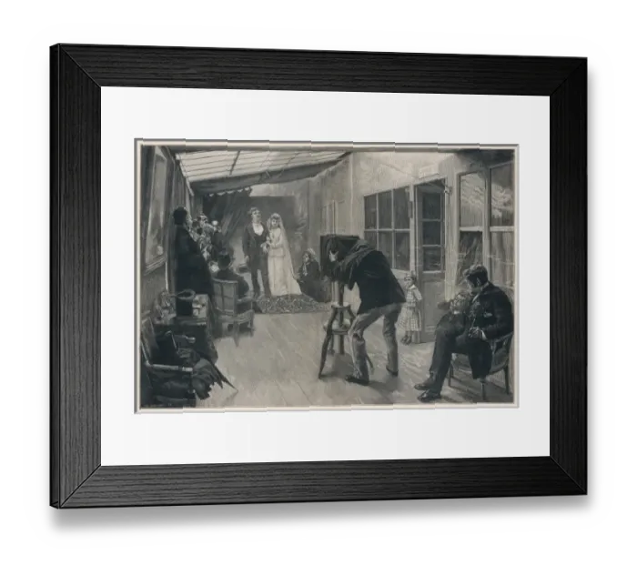 Framed Print : Photographing the Couple Framed Print : Photographing the Couple