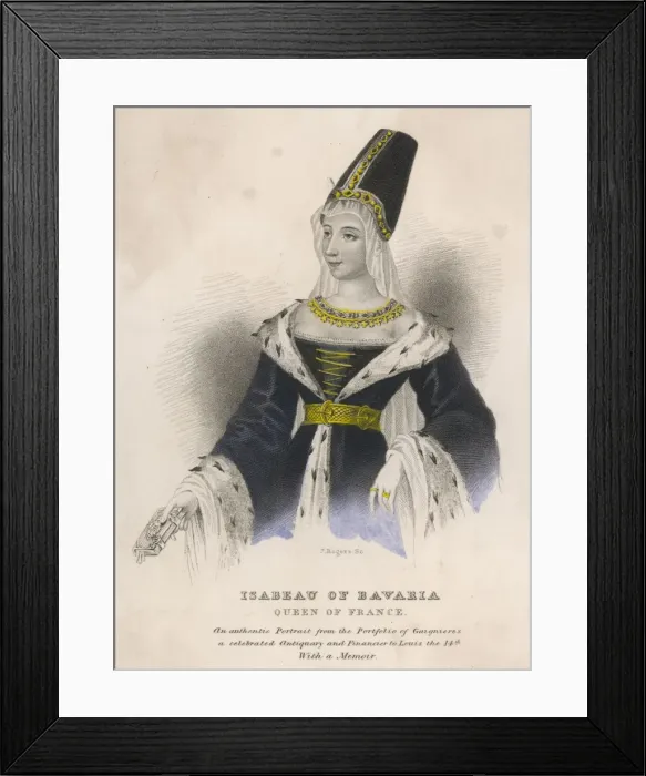 Framed Print : Isabeau De Baviere Framed Print : Isabeau De Baviere
