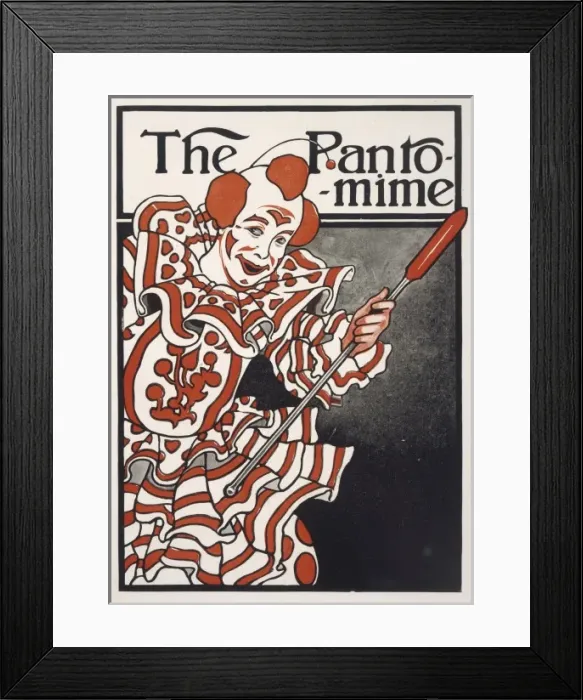 Framed Print : Pantomime Clown / Robinson Framed Print : Pantomime Clown / Robinson