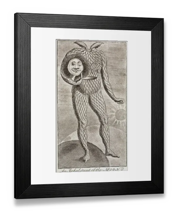 Framed Print : Inhabitant of the Moon Framed Print : Inhabitant of the Moon