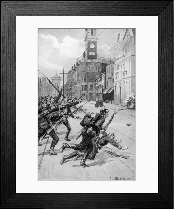 Framed Print : German Invasion - 2 Framed Print : German Invasion - 2