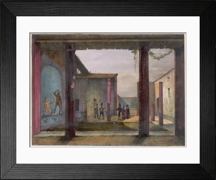 Framed Print : Pompeii / House of Actaeon Framed Print : Pompeii / House of Actaeon