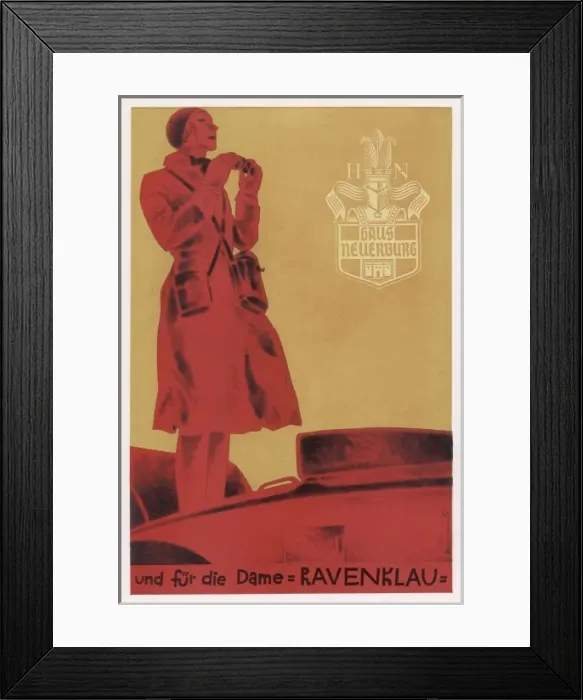 Framed Print : Dryden / Ravenklau / Advert Framed Print : Dryden / Ravenklau / Advert