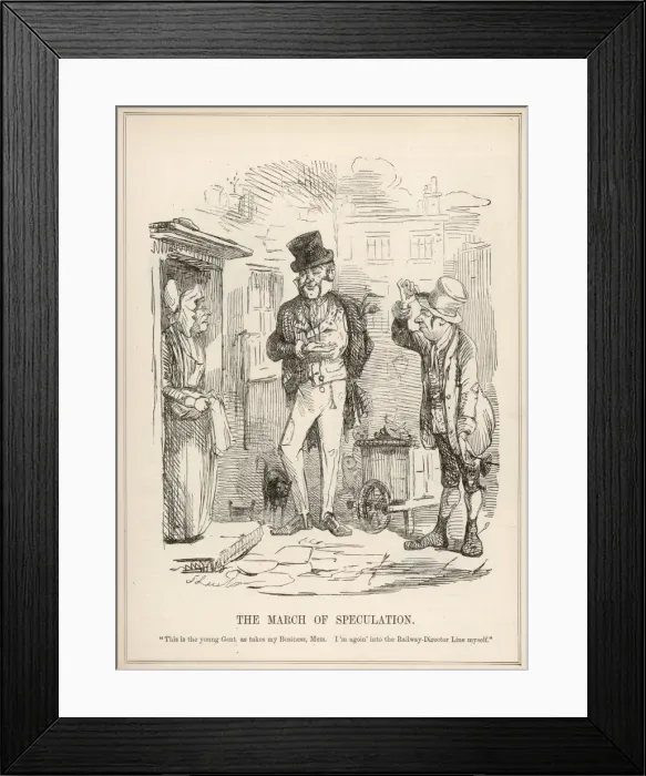 Framed Print : Speculation, 1845 Framed Print : Speculation, 1845