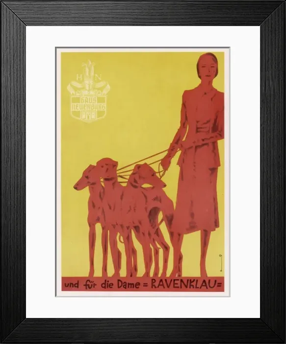 Framed Print : Dryden / Ravenklau / Advert Framed Print : Dryden / Ravenklau / Advert