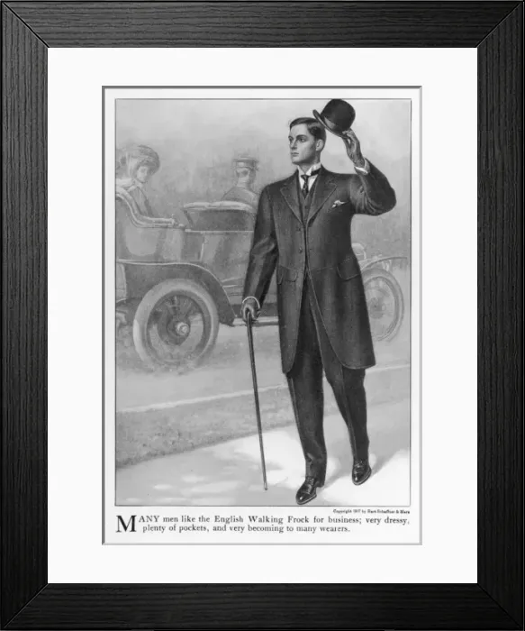 Framed Print : English Walking Frock Framed Print : English Walking Frock