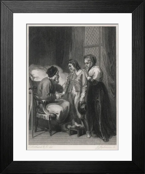 Framed Print : Crusoe Leaves Home Framed Print : Crusoe Leaves Home