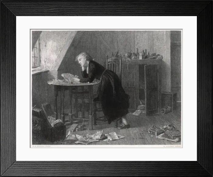 Framed Print : Thomas Chatterton Framed Print : Thomas Chatterton