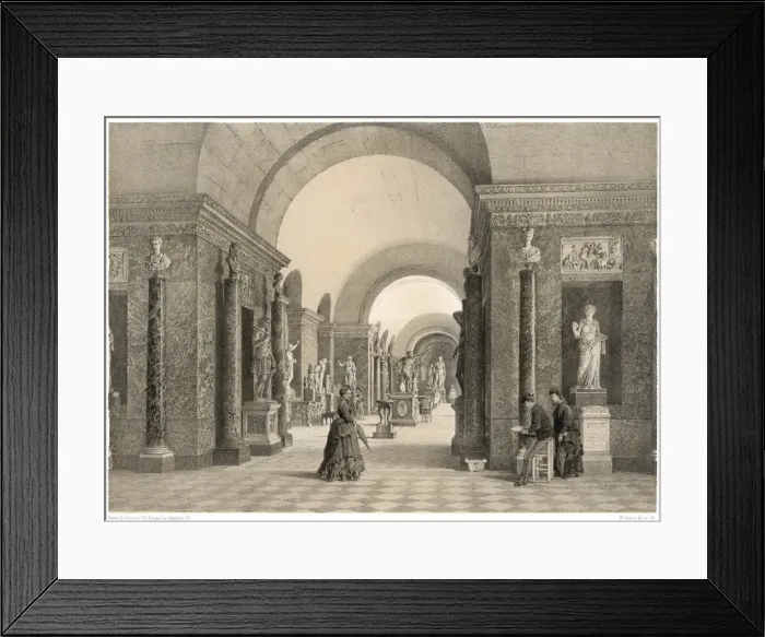 Framed Print : Louvre, Antiques Framed Print : Louvre, Antiques