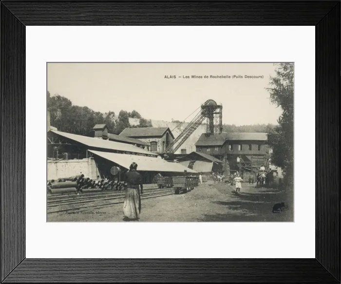 Framed Print : Rochebelle Mine / 1904 Framed Print : Rochebelle Mine / 1904