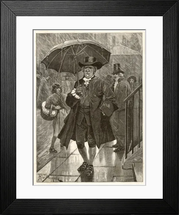 Framed Print : Hanways Umbrella / Iln Framed Print : Hanways Umbrella / Iln