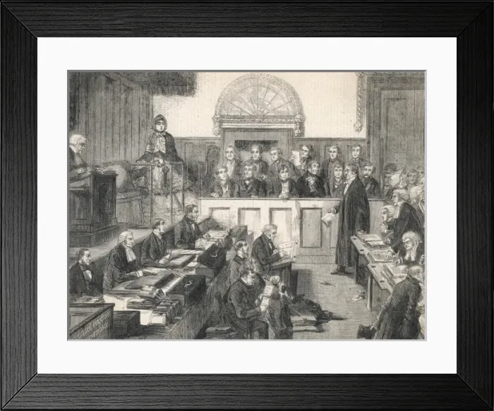 Framed Print : London Divorce Court Framed Print : London Divorce Court