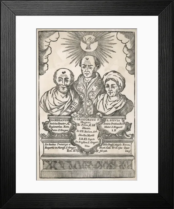 Framed Print : Gregorius I & Parents Framed Print : Gregorius I & Parents