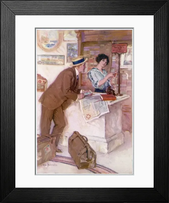 Framed Print : Travel Agency Framed Print : Travel Agency