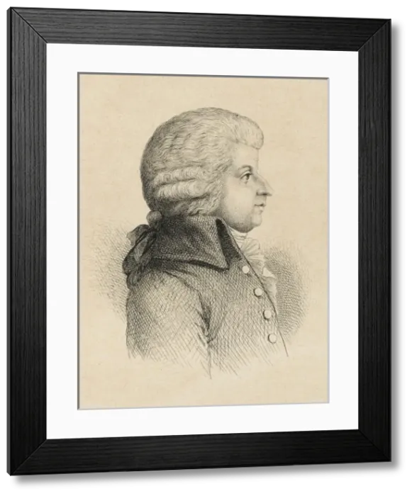 Framed Print : MOZART (1756 - 1791) Framed Print : MOZART (1756 - 1791)