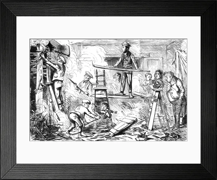 Framed Print : Enlarging a Room  /  Leech
