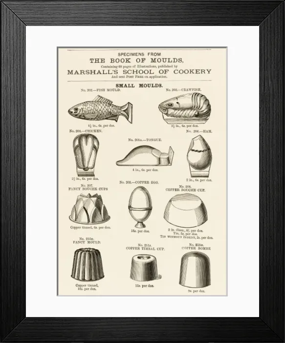 Framed Print : Small Moulds - 1 Framed Print : Small Moulds - 1