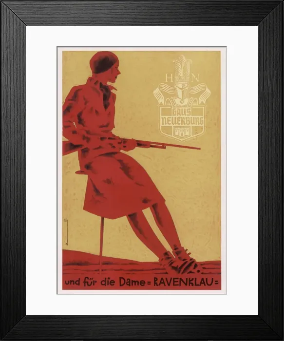 Framed Print : Dryden / Ravenklau / Advert Framed Print : Dryden / Ravenklau / Advert