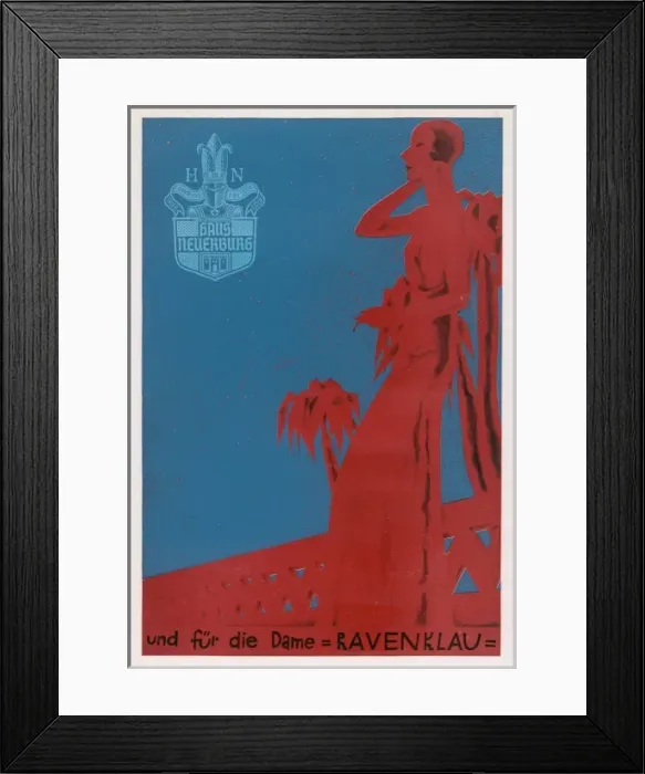 Framed Print : Dryden / Ravenklau / Advert Framed Print : Dryden / Ravenklau / Advert