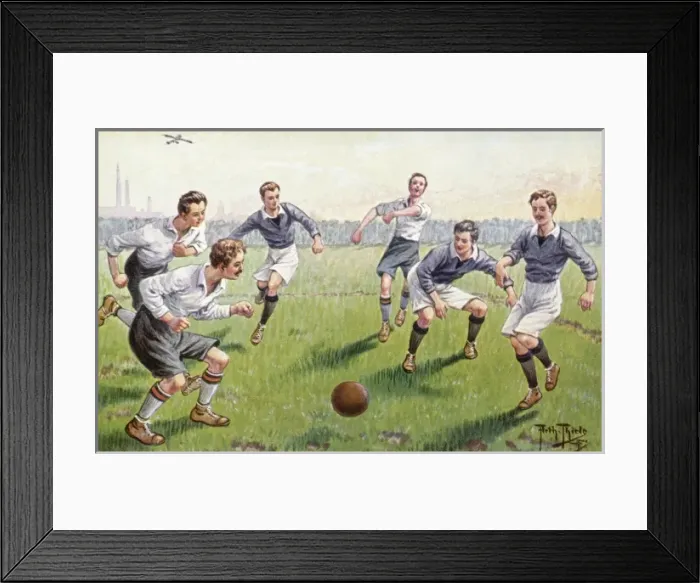 Framed Print : Football / Anyones Ball Framed Print : Football / Anyones Ball