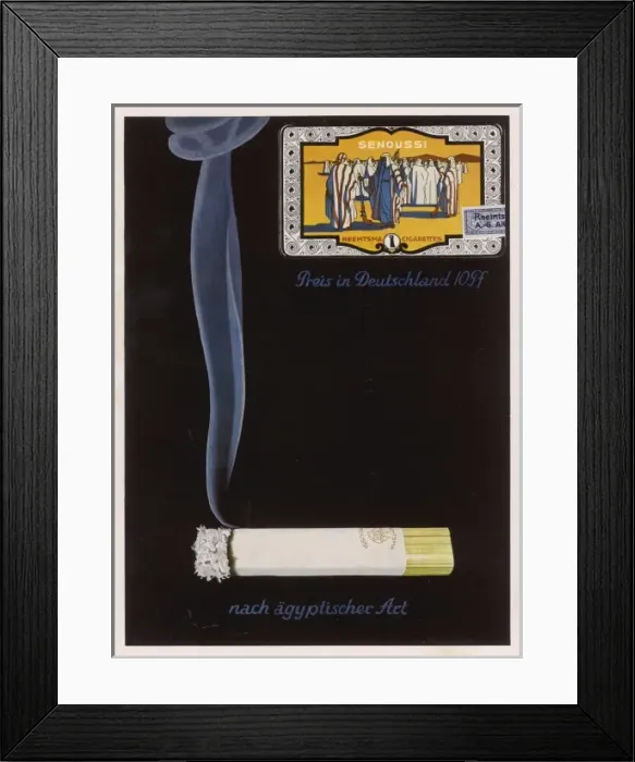 Framed Print : Cigarette Ad / Reemtsma Framed Print : Cigarette Ad / Reemtsma