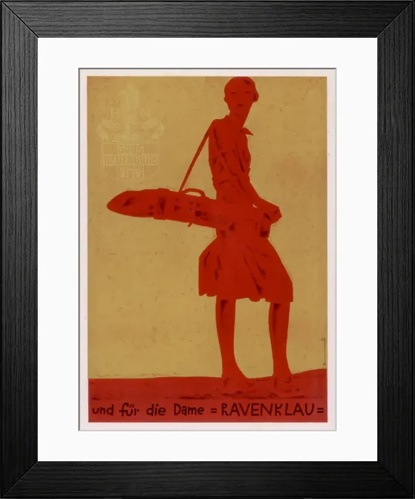 Framed Print : Dryden / Ravenklau / Advert Framed Print : Dryden / Ravenklau / Advert