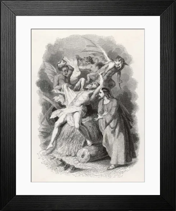 Framed Print : Jesus Expels Demons Framed Print : Jesus Expels Demons