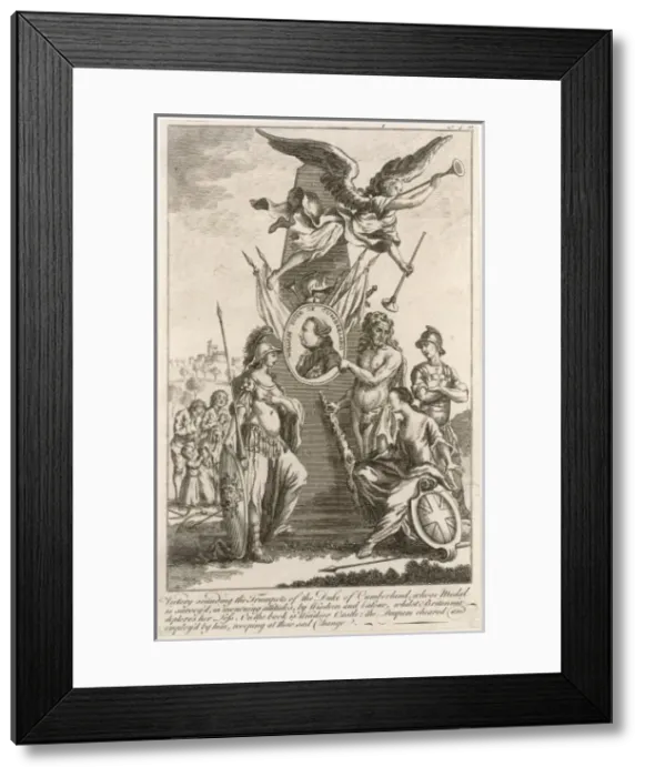 Framed Print : William / Cumberland / Medal Framed Print : William / Cumberland / Medal