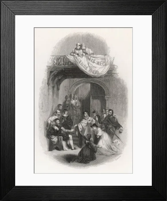 Framed Print : Alls Well that Ends Wel Framed Print : Alls Well that Ends Wel