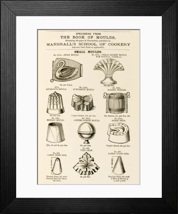 Framed Print : Small Moulds - 2 Framed Print : Small Moulds - 2