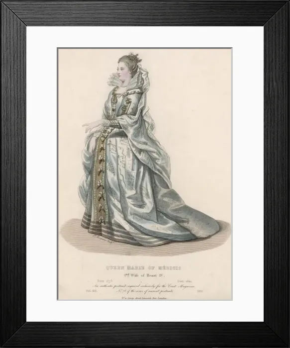 Framed Print : Marie De Medicis / Hargrav Framed Print : Marie De Medicis / Hargrav