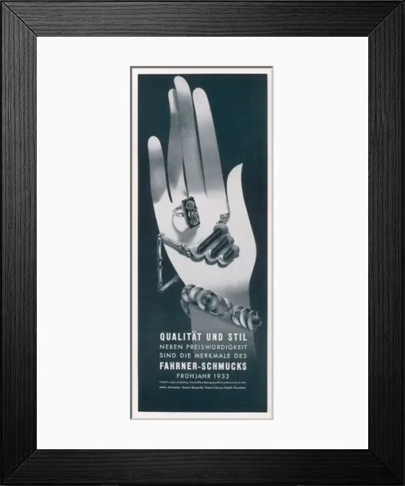 Framed Print : Dryden Jewelry Advert Framed Print : Dryden Jewelry Advert